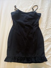 Lulus Women's Black Mini Cocktail Dress - Size medium