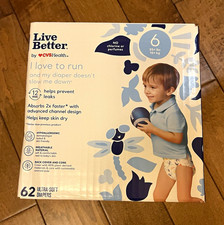 CVS Health Live Better Ultra-Soft Diapers Size 6 35 lb Unisex 62 Ct