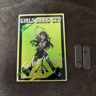 #ad Girls Band Cry Shinjuku Marui Limited Glitter Acrylic Art Panel Subaru #7e969e $153.80