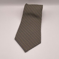 Burberrys of London Men's 100 Silk Tie Hand Sewn in USA Classic Navy Gold