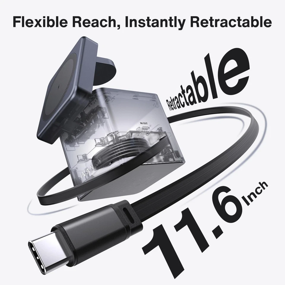 iVANKY 5 in 1 Wireless 65W Charging Station Cube for iPhone ,Apple Watch ,Airpod - Image 3 of 4