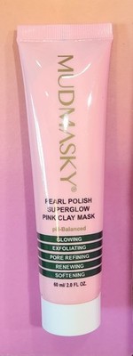 Mudmasky Pearl Polish Superglow Pink Clay Mask 2 fl oz