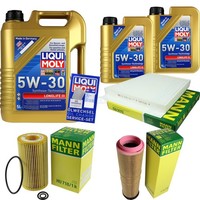 Mann Inspektionspaket 7L Liqui Moly Longlife 5W-30 FüR Mercedes E-Klasse W211