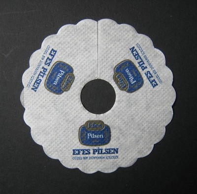 EFES PILSDECKCHEN Bierdeckel Coaster Beer Bier Türkei NEU SELTEN V2
