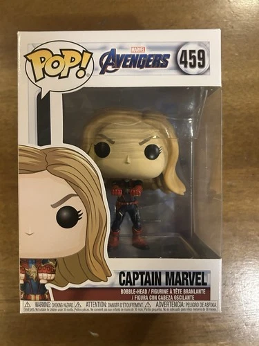 Funko Pop Vinyl Captain Marvel Avengers End Game Figure #459 Marvel MCU Movies