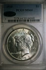 1935 MS64 PCGS Peace Silver Dollar S$1