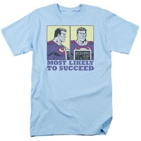 Dc Comics Superman Am Wahrscheinlichsten Herren Unisex T-Shirt Kurzarm Blau