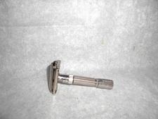 Gillette FatBoy Safety Razor Adjustable TTO DE Nickel Plated F1A7