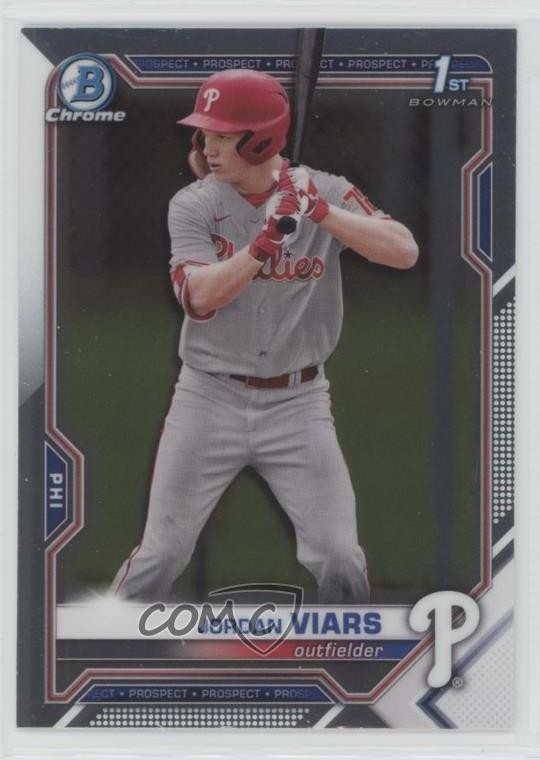 2021 Bowman Draft Chrome Jordan Viars #BDC-132 1d0x