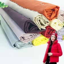 Nylon Taffeta Fabric Material Plain Soft Cloth Eco DIY for Down Jacket Waistcoat