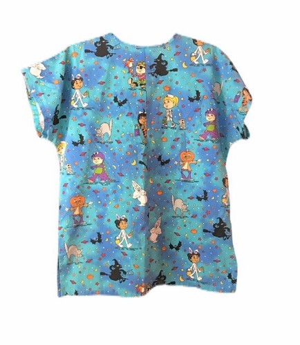 SB Moda Exfoliante Top Médico Enfermería Camisa Médica Talla Pequeña Unisex Halloween - Imagen 2 de 5