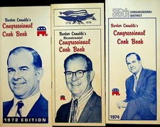 Barber Conable New York State House of Representatives 1970s Lot of 5 Cookbooks