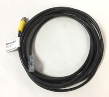 Mencom MDE45P-8MP-RJ45-5M Ethernet Network Cordset, M12 Male Straight RJ45, 5M