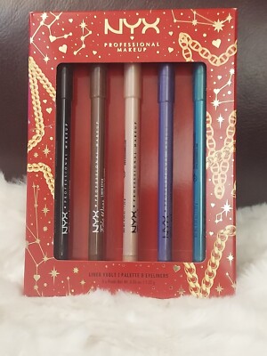 NYX Professional Makeup 5 Piece Epic Wear Liner Vault Eyeliner Stick Set