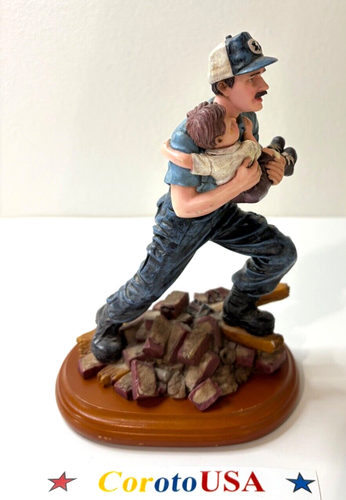 Collectibles Figurine 911 Handcrafted EM93019 “Just In Time” Medics of Valor - Picture 2 of 7