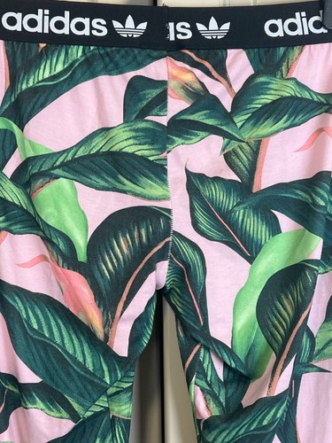 Adidas Originals Tropical Palm Leaf Leggings UK Größe 12 DH3064 - Bild 6 von 9