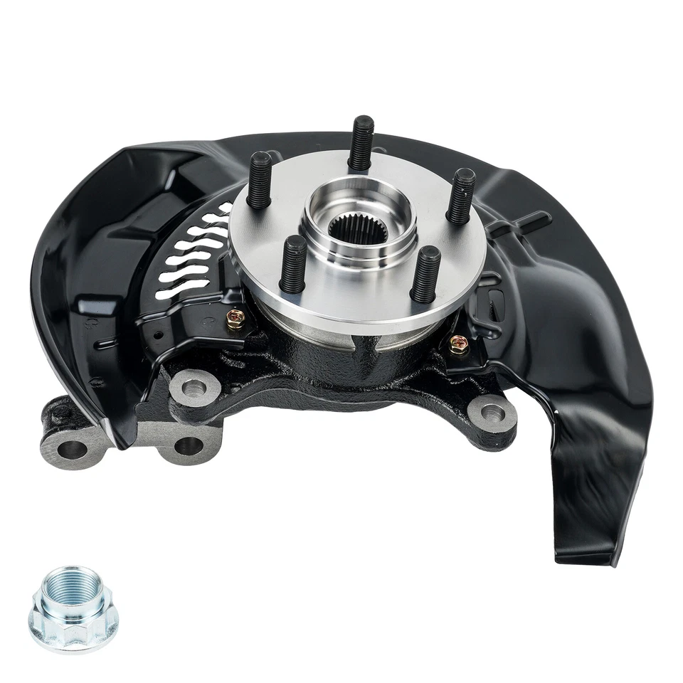 Front Left Knuckle & Wheel Hub Bearing For Toyota Highlander Lexus RX350 RX450h - Image 2 of 4