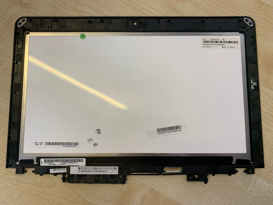 Lenovo Thinkpad S1 Yoga 12 12.5" LED LCD Touch Screen Digitizer + Bezel 04X6473 - Image 2 of 2