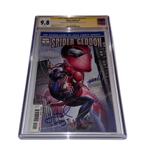 Yuri Lowenthal CGC SS 9.8 Signed Spider-Geddon #0 NM/M Spider-Man Auto Comic