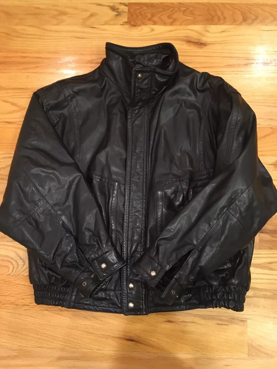London fog men's leather clearance jacket