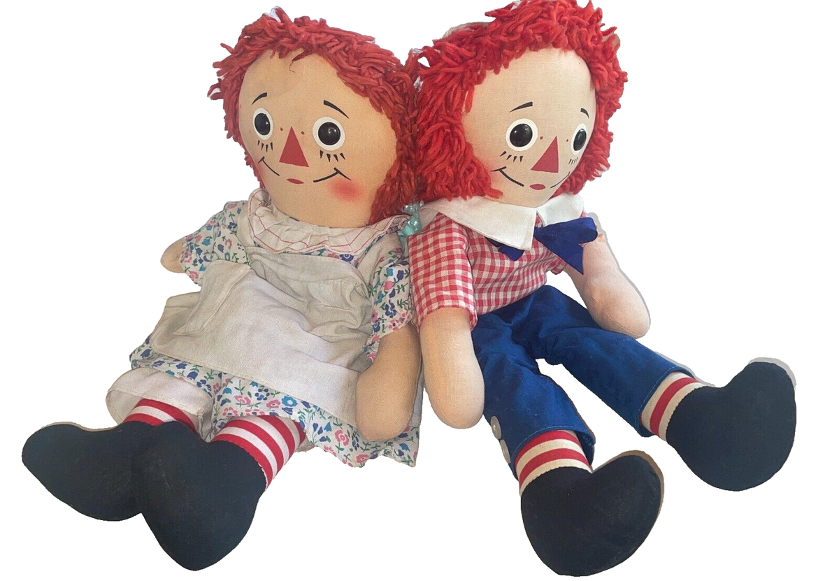 Raggedy Ann & Andy | Vintage c. 1968 | Knickerbocker 15