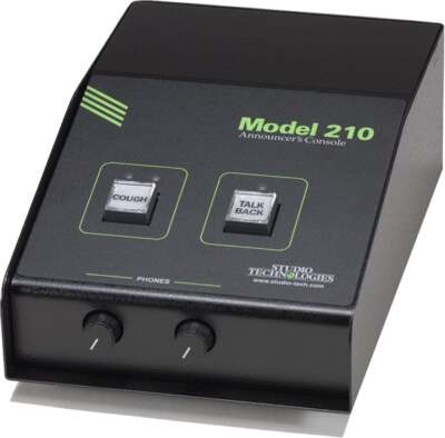 Studio Technologies MODEL-210 Announcer's Console, XLR Inputs and Outputs