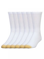 Gold Toe Men's Sport 656 Cotton Crew 6-Pack Socks 656s