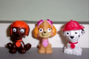 paw patrol mini figuras