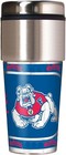 Fresno State Bulldogs Insulated Metallic Tumbler Cup (16 Ounces)