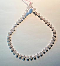 Rose Quartz Smooth Tear Drop Shape 8.5X6 MM TOP DRILL Strand 45 pcs WHOLESALE