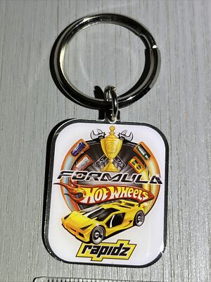HOT WHEELS Schlüsselanhänger - Schlüsselanhänger - Fob Formula Hot Wheels Rapidz Metall selten