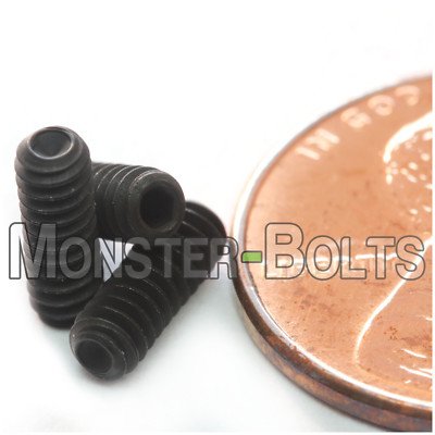 #ad #4 40 Socket Set Screws w Cup Point Alloy Steel w Black Oxide Coarse Thread $6.60