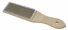 File Cleaner Brush Cleans Removes Metal Chips from Jewelry File Teeth U.S.A Made