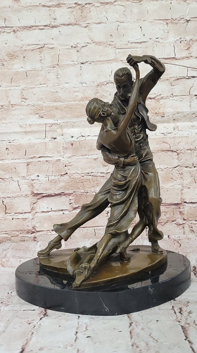 Bronzes Orientalistes Couple De Danseurs Indiens Par Franço