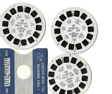 1948 Sawyer vintage View-Master reels The Christmas Story Set of 3 reels