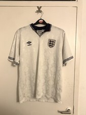 England Italia 90 (1990-92) Umbro Original Home Shirt Men’s XL  - Used