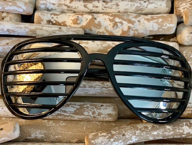 Retro-Style Mirrored Sunglasses w/ Shutter Shade. Choose Your
