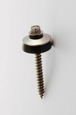 Vite T.E. INOX con rondella baz montata per fissaggio lamiere su LEGNO