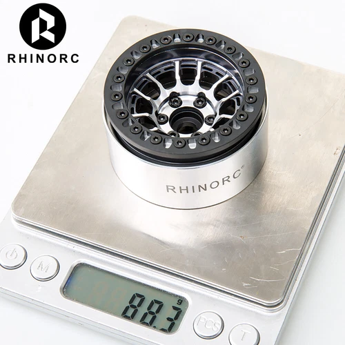 Llanta OffSet RhinoRC 1.9" MOZA ZERO 4 piezas para coche sobre orugas RC 1/10 SCX10 RR10 - Imagen 9 de 17