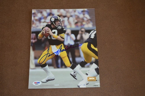 Terry Bradshaw Pittsburgh Steelers Autographed 8x10 PSA Authentication
