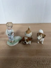 Vintage Homco Figurines.Lot Of 3.Read Description And Check Photos
