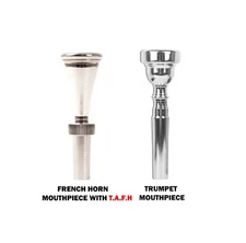 Trumpet adaptor for FRENCH HORN MOUTHPIECE (TAFh) by KGUMusic