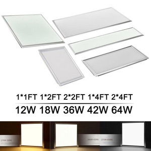 1x4 2x2 2x4 Ft 42w 64w Led Troffer Panel Light Recessed Dropped