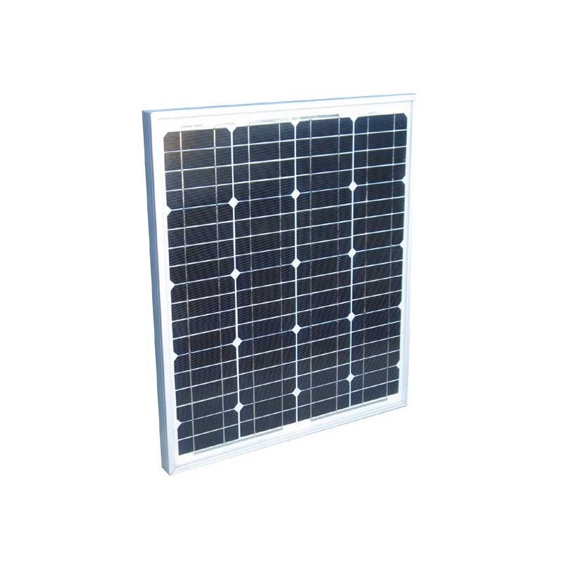 Pannello Solare Monocristallino 50W per Camper e Casa foto 2