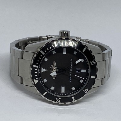 Armani Exchange AR-1709 Men Stainless Steel Analog Black 