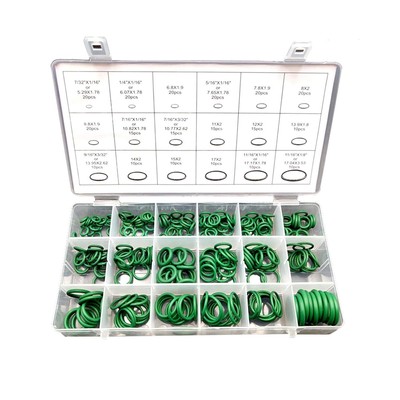 POVAST Car Air Conditioning Compressor Seals O-Ring Green 