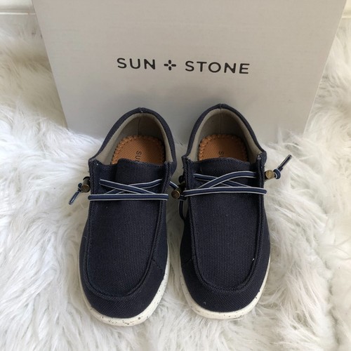 Sun & Stone Jungen Kinder Halbschuhe 12 M dunkelblau Brian Slipper Freizeit Komfort Schuhe - Bild 2 von 9