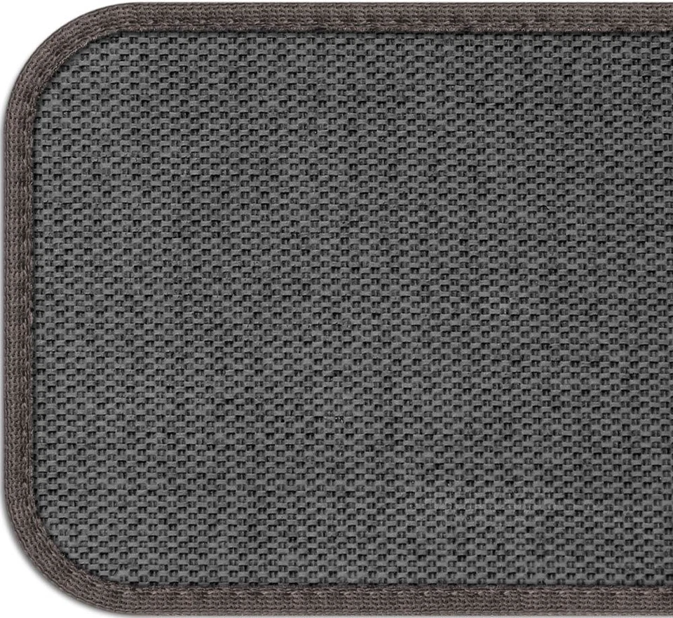 Set of 15 SKID-RESISTANT Carpet Stair Treads PEBBLE GRAY runner rugs - Image 3 of 3