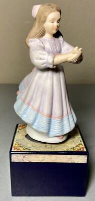 1988 ENESCO Nutcracker WALTZ OF THE FLOWERS Musical Music Box Figurine Ballerina