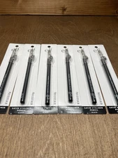 Lot Of 6  e.l.f Satin Eyeliner Pencil With Sharpener -Black- #21119 Brand New